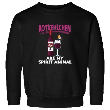 Discover Wines Fun Funny Robin Red Wines Drinker e Sweatshirts