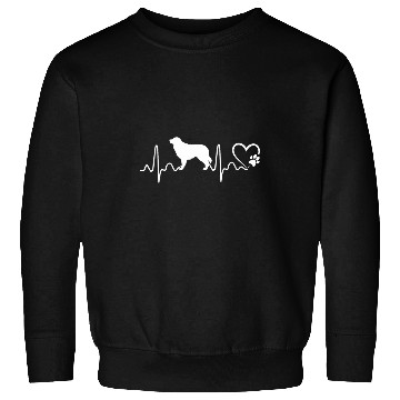 Discover Dogs 365 Heartbeat Australian Shepherd Dog Rescue Lifeline Sweatshirts