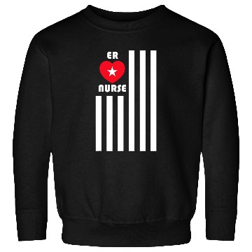 Discover Memorial Day ER nurses American Flag Emergency Room nurses Sweatshirts