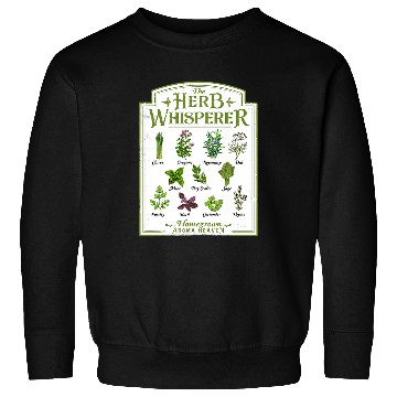 Discover Herb Plants Identification Chart Motive Sweatshirts