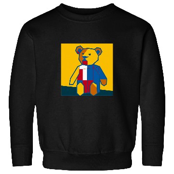 Discover Bear Pet Constructivist Teddy Bear Sweatshirts