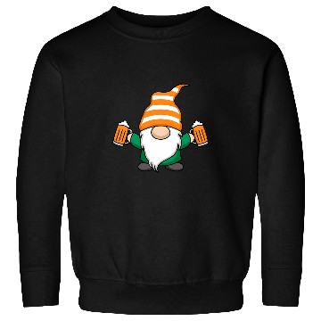 Discover Beer Fun St Patrick s Day Gnome Beer Drinking Drunk Sweatshirts