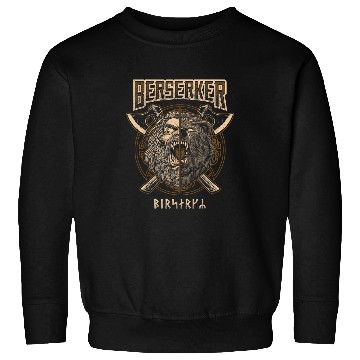 Discover Bear Pet Berserker Viking Norse Pagan Bear Warrior Sweatshirts