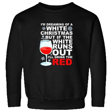 Discover Wines Fun Funny Red Wines White Christmas Wines Lover for Women Sweatshirts