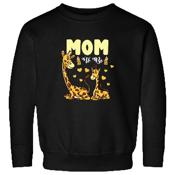 Discover Giraffe Pet Mom To Be Giraffe Pregnancy Announcement Sweatshirts