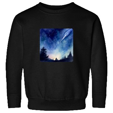 Discover Comet Sky Astronomy Celestial Event Space Phenomenon Sweatshirts
