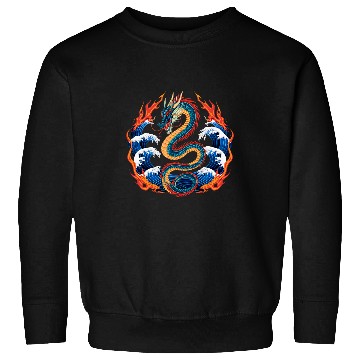 Discover Dragon Pet Chinese Art Mens Womens Year Of The Dragon 4 Sweatshirts