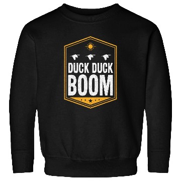 Discover Duck Pet Boom Humorous Duck Hunting Design Sweatshirts