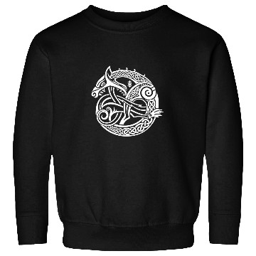 Discover Fenrir Celtic Knot Viking Inspired Sweatshirts