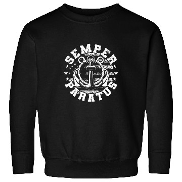 Discover Coast Guard Semper Paratus US Flag Sweatshirts