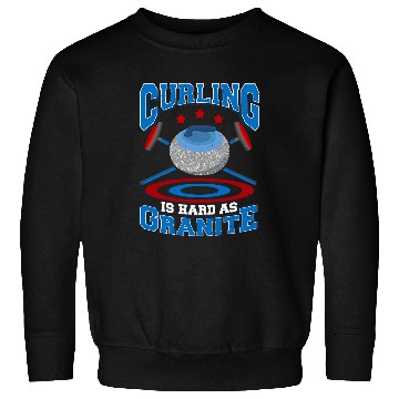 Discover Curling is Hard As Granite Curling Sweatshirts