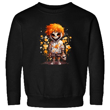 Discover Cool Skeletons ghosts Graffiti Sprayer Skater Halloween 2 Sweatshirts