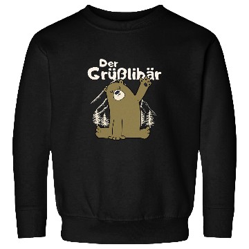 Discover Bear Pet Greetings bear cute bear waving Sweatshirts
