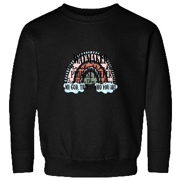 Discover Kids Kids Waymaker Miracle Worker Rainbow Christian 1 Sweatshirts