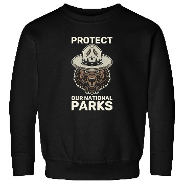 Discover Bear Pet Protect Our National Parks Outdoor Bear Environmentalist 3 Sweatshirts