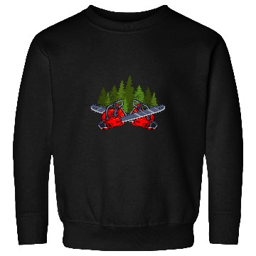 Discover Lumberjack Forester Woodworker Chainsaw Sweatshirts