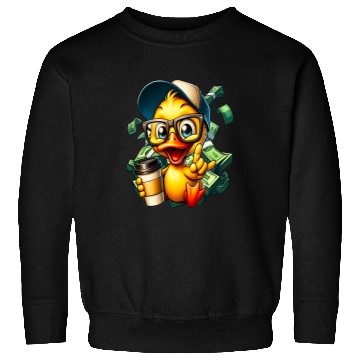 Discover Duck Pet Ducklings Bath Duck Quacking 1 Sweatshirts