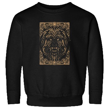 Discover Lion Pet Lion Lover Africa Safari Zoo Animal Lover vintages Lion VNeck Sweatshirts