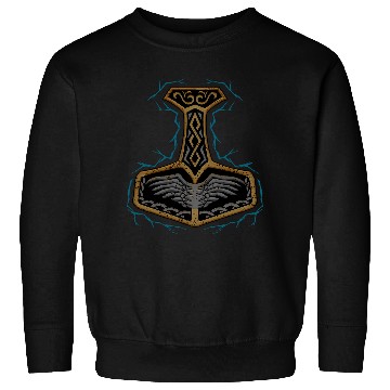 Discover Mjolnir Hammer God of Thunder Thor Sweatshirts