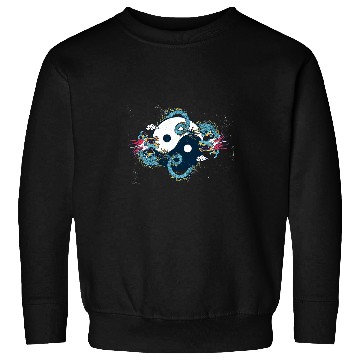 Discover Dragon Pet Ying Yang for Yoga Meditation or as a Sweatshirts