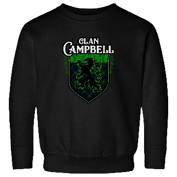 Discover Lion Pet Clan Campbell Surname Scottish Clan Lion Rampant Tartan Sweatshirts