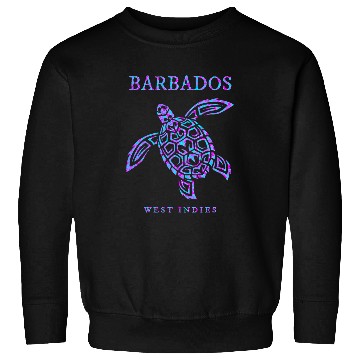 Discover Turtle Pet Barbados Sea Turtle Beach Vacation Sweatshirts