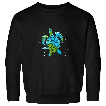 Discover Turtle Pet Earth Day Save Earth Sea Turtle Save the Planet Sweatshirts