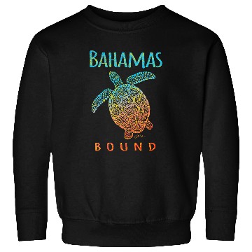 Discover Turtle Pet Bahamas Bound Sea Turtle Beach Sweatshirts
