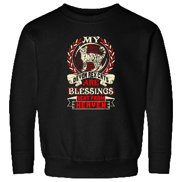 Discover Devon Rexs Cats Blessings Sent From Heaven Pets Love Sweatshirts