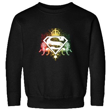 Discover Lion Pet Superman Ornate Lion Shield Sweatshirts