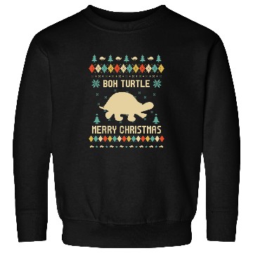 Discover Turtle Pet BOX TURTLE Ugly Christmas Sweater Vinatge Retro Sweatshirts