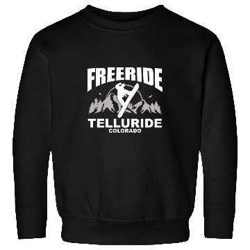 Discover Freeride Snowboard Telluride Colorado Sweatshirts