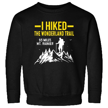 Discover I Hiked The Wonderland Trail Mt Rainier Sweatshirts