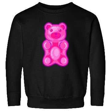 Discover Bear Pet Pink Gummy Bear Candy Sweatshirts
