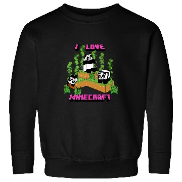 Discover Panda Pet Minecraft Panda Love Poster Sweatshirts