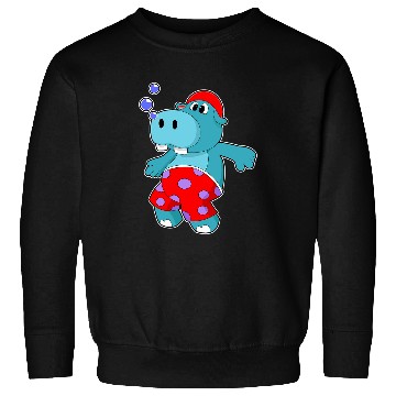 Discover Hippo Pet Swimming Swim trunks Sweatshirts