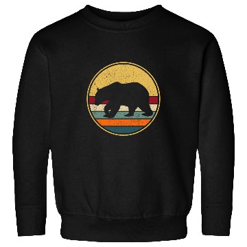 Discover Bear Pet Retro Brown Bear vintages Grizzly Bear 2 Sweatshirts