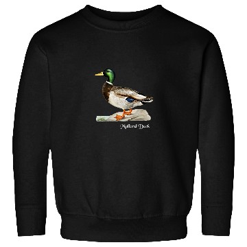 Discover Duck Pet Mallard Duck Bird Ornithology Sweatshirts