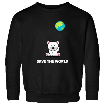 Discover Bear Pet Polar Bear Earth Day Everyday Hour Sweatshirts