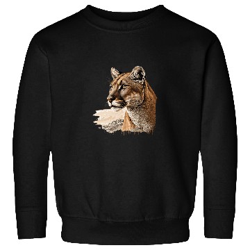 Discover Lion Pet Mountain Lion Predatory Cat Sweatshirts