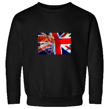 Discover Lion Pet Union Jack Flag With Lion Sweatshirts