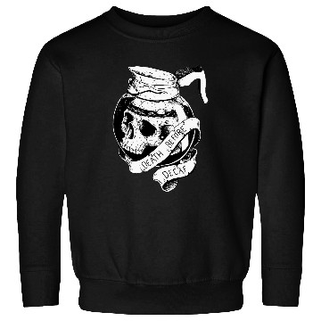 Discover Coffee Fun Death before Decaf Coffee Lover Blackwork Sweatshirts