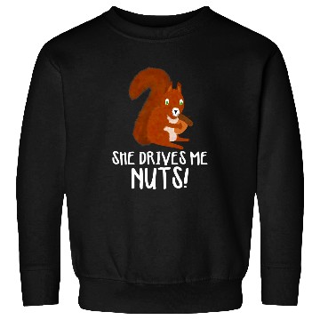 Discover Squirrel Pet Nutty Squirrel His Her Matching Couple Design Sweatshirts