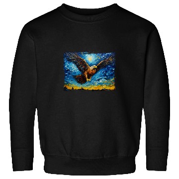 Discover Majestic Flying American Bald Eagle Sweatshirts