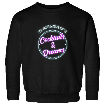 Discover Wines Fun Retro Flanagan s Cocktail and Dreams Pub Owner Wines Drinker Sweatshirts