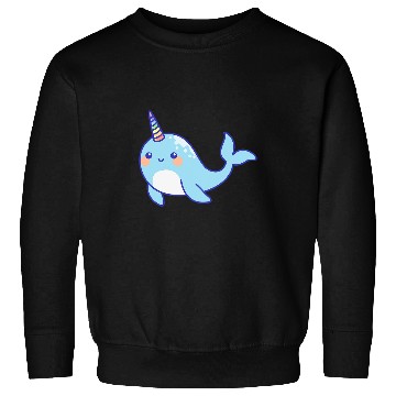 Discover Cute Sea Unicorns Rainbow Narwhal Sweatshirts
