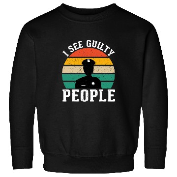 Discover See Guilty People Correctional Officer Sweatshirts