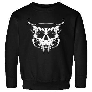 Discover Skull Skeletons Scary Spooky Halloween Costume Horror Sweatshirts