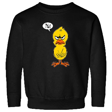 Discover Duck Pet No Duck with clear statement statement Sweatshirts