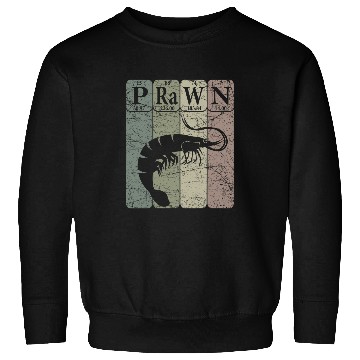 Discover Shrimp Prawn Periodic Table Elements Seafood Shrimp Retro 2 Sweatshirts